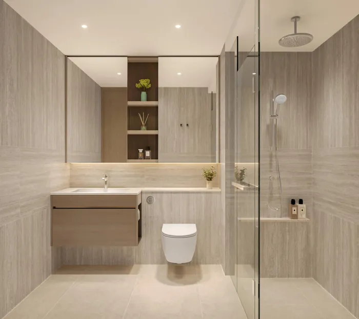 Master bathroom, Classic Tiers 1 & 2 and Luxury Tier 1