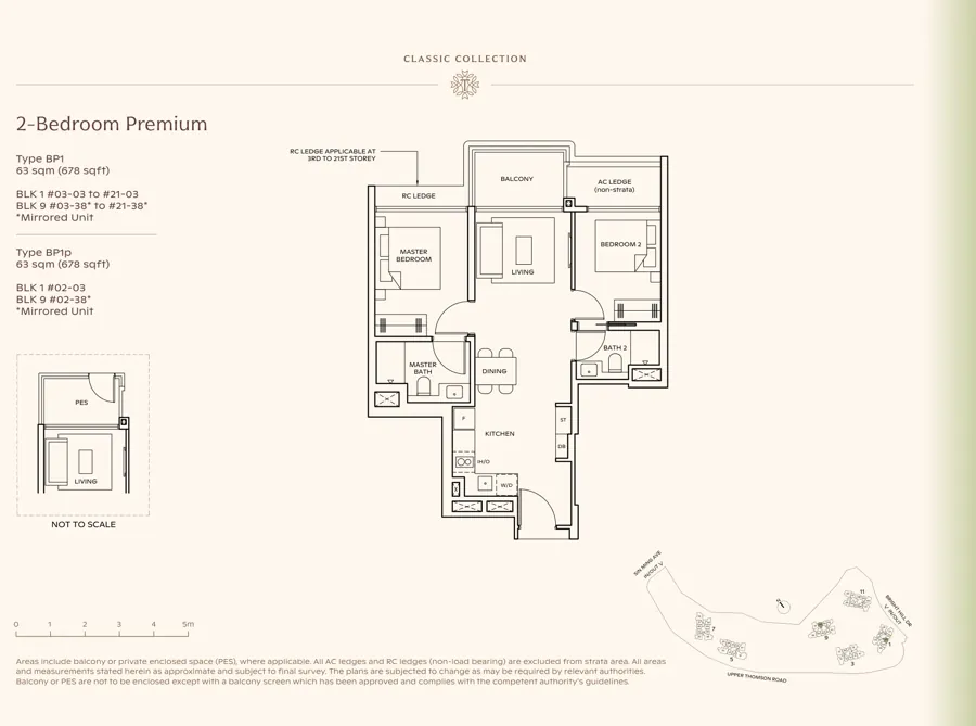 Thomson Reserve type BP1 floor plan
