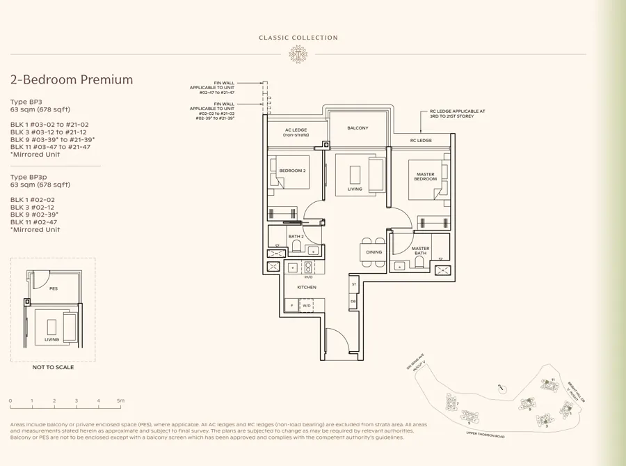 Thomson Reserve type BP3 floor plan