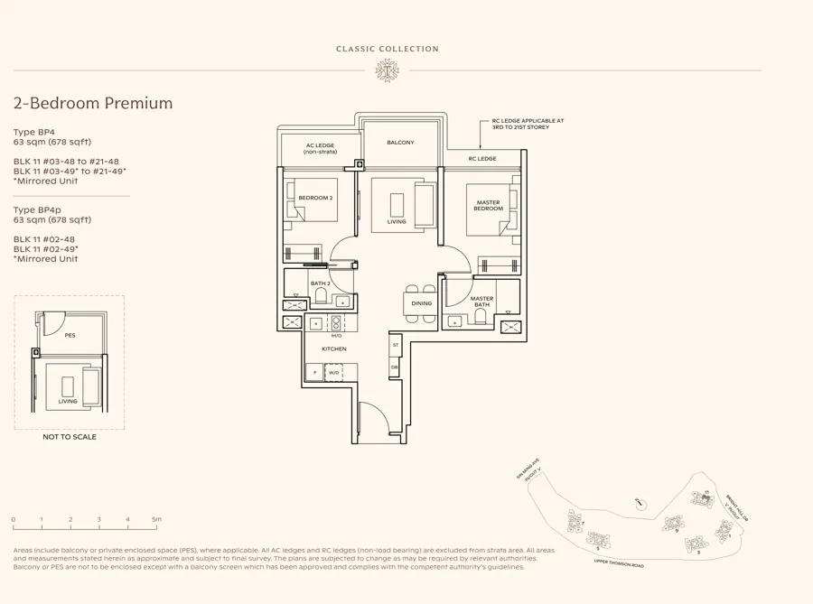 Thomson Reserve type BP4 floor plan