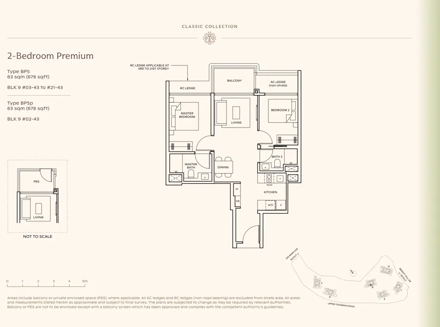 Thomson Reserve type BP5 floor plan