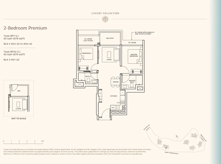 Thomson Reserve type BP7 (L) floor plan