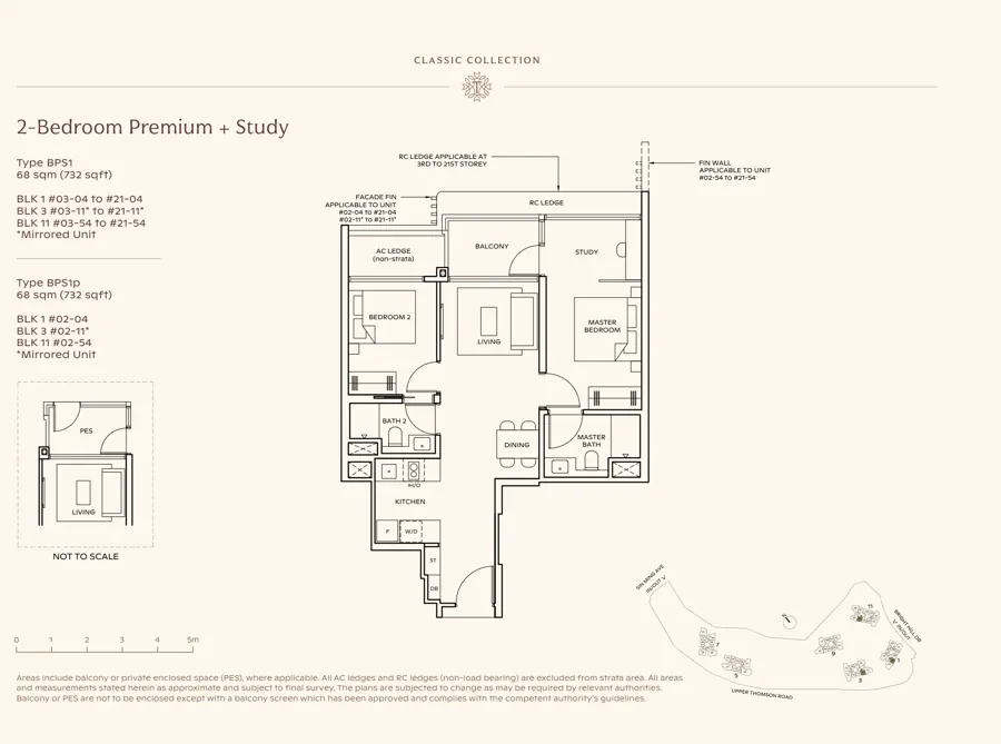 Thomson Reserve type BPS1 floor plan