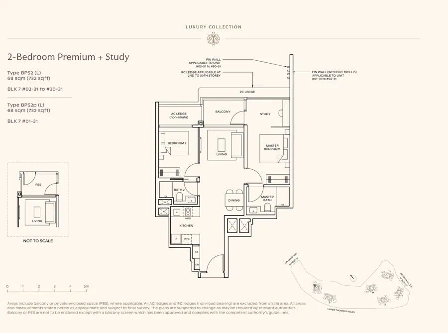 Thomson Reserve type BPS2 (L) floor plan