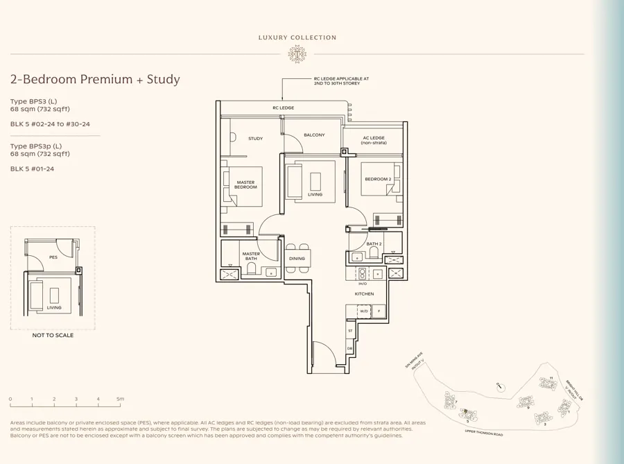 Thomson Reserve type BPS3 (L) floor plan