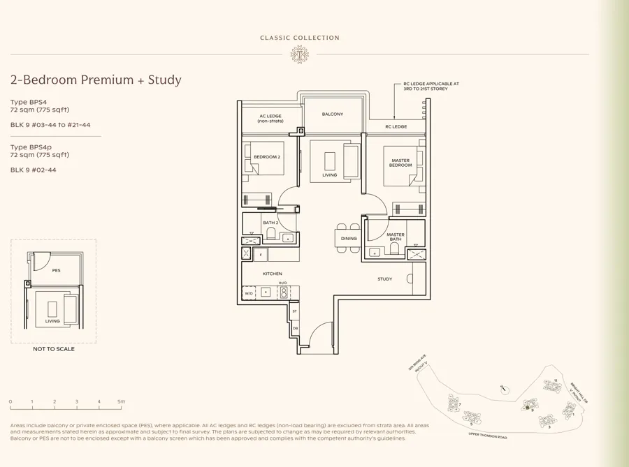 Thomson Reserve type BPS4 floor plan