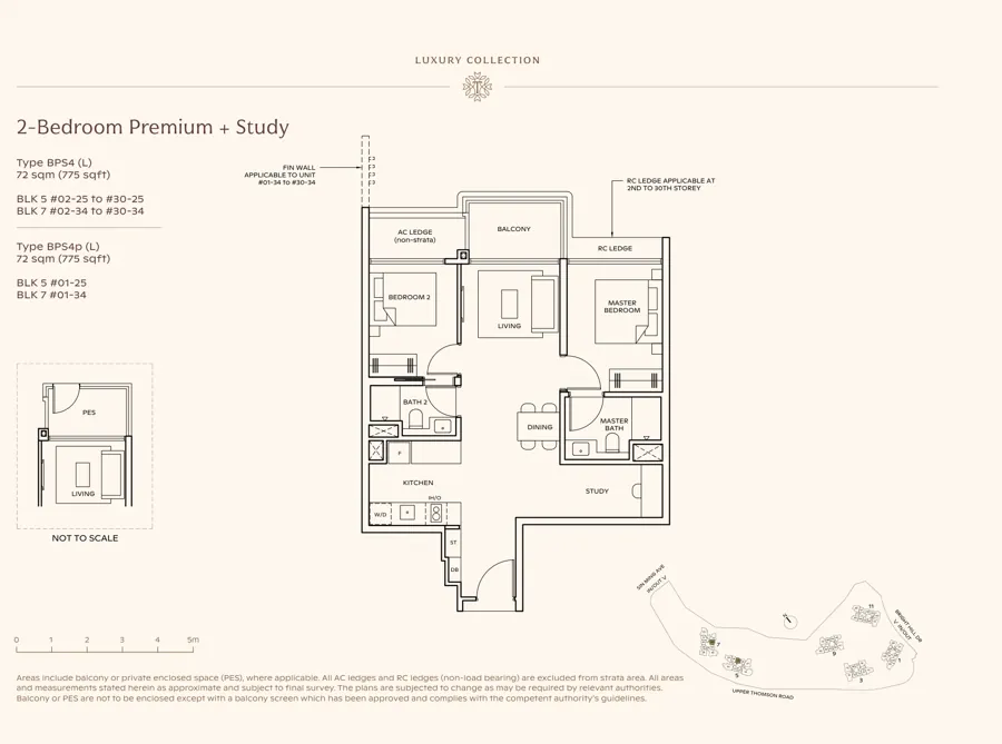 Thomson Reserve type BPS4 (L) floor plan