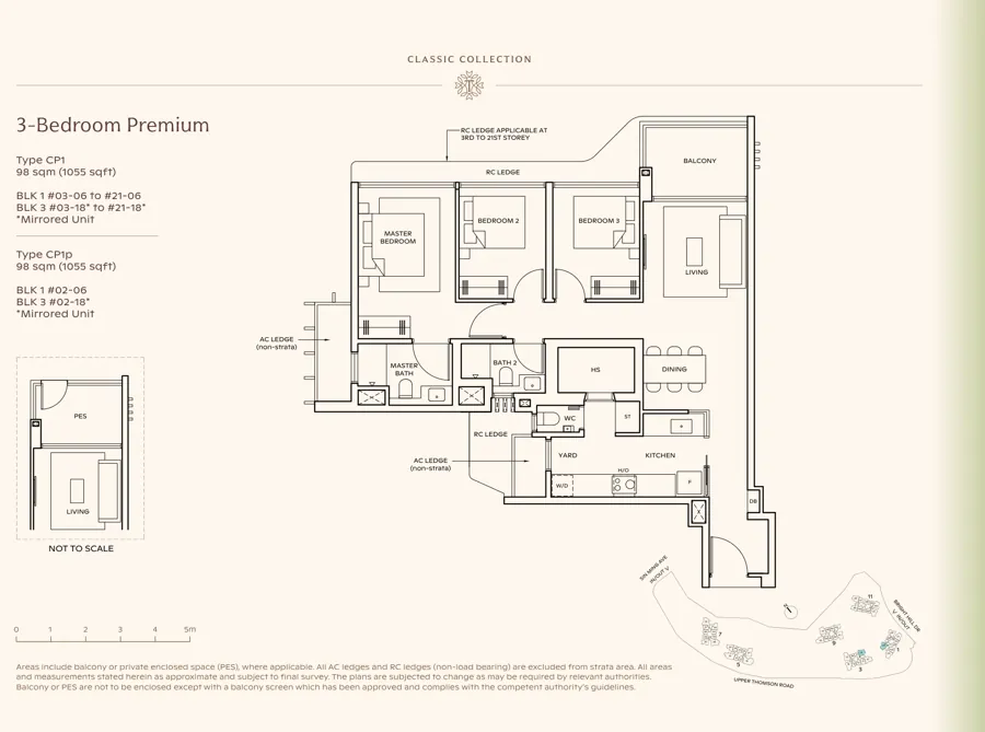 Thomson Reserve type CP1 floor plan