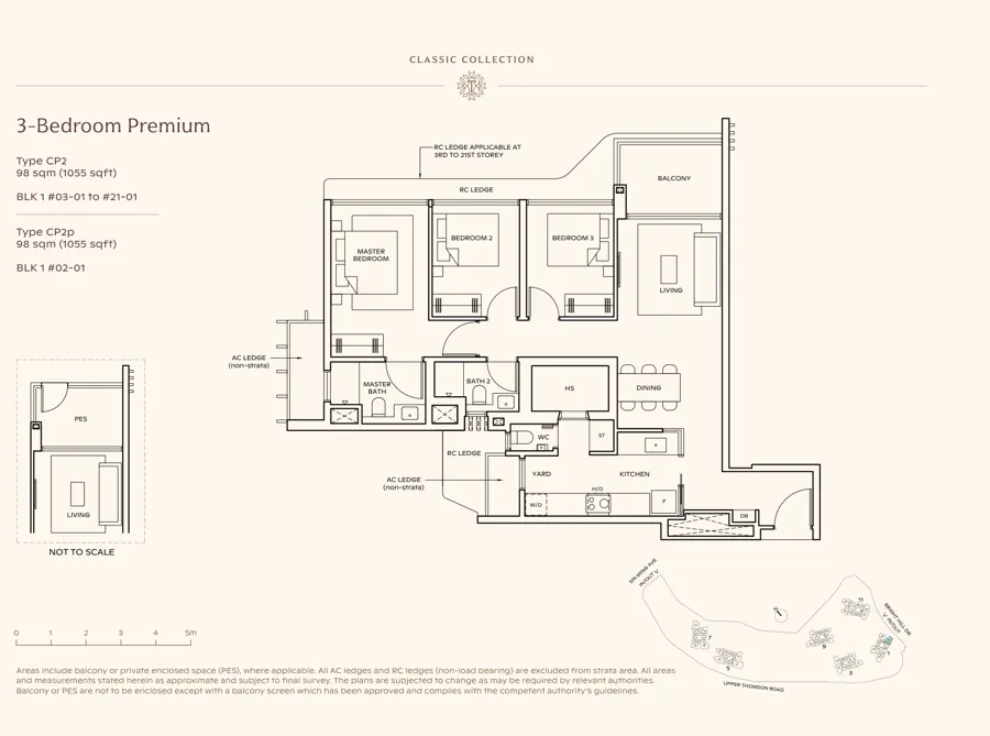 Thomson Reserve type CP2 floor plan
