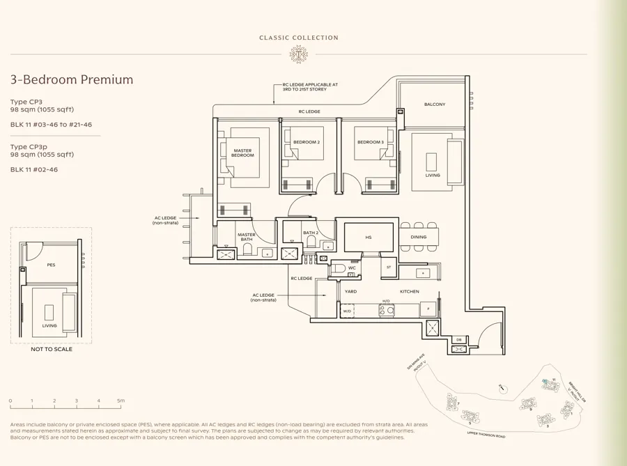 Thomson Reserve type CP3 floor plan