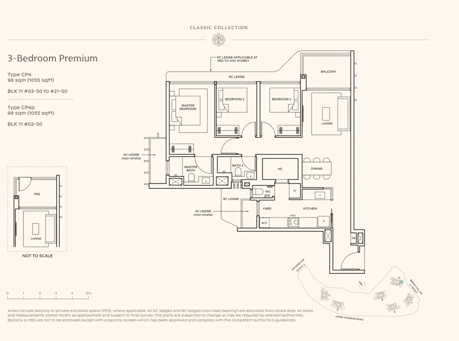 Thomson Reserve type CP4 floor plan