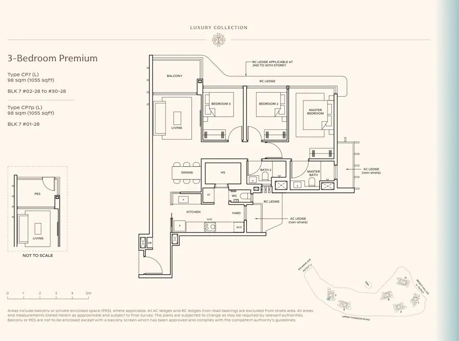 Thomson Reserve type CP7 (L) floor plan