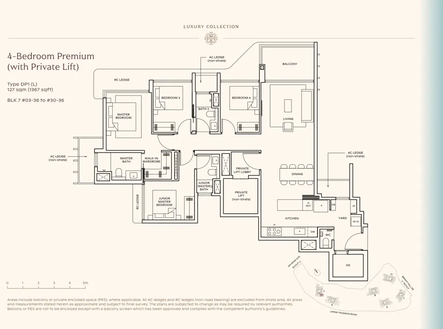 Thomson Reserve type DP1 (L) floor plan